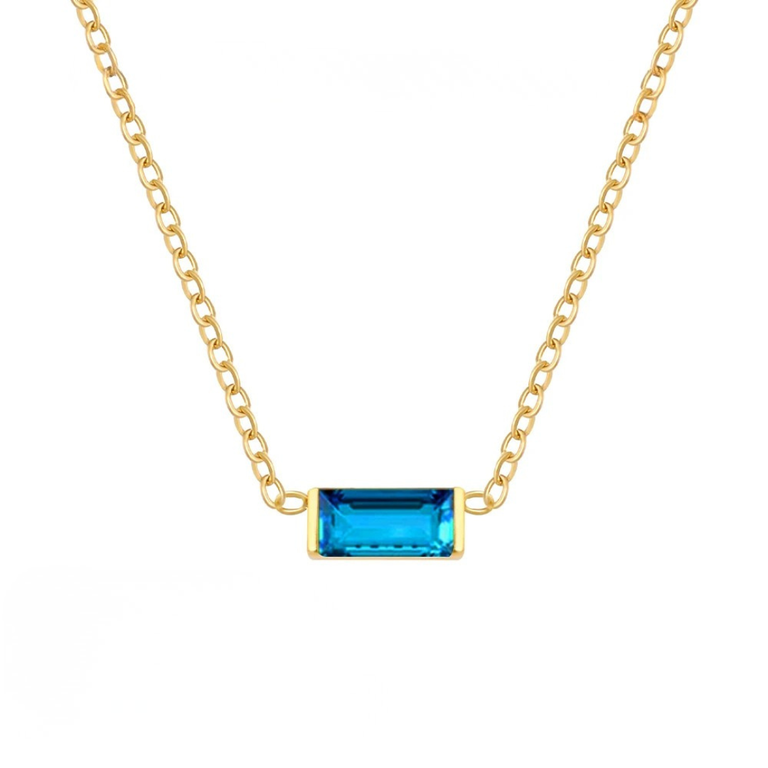 Birthstone Bar Necklace