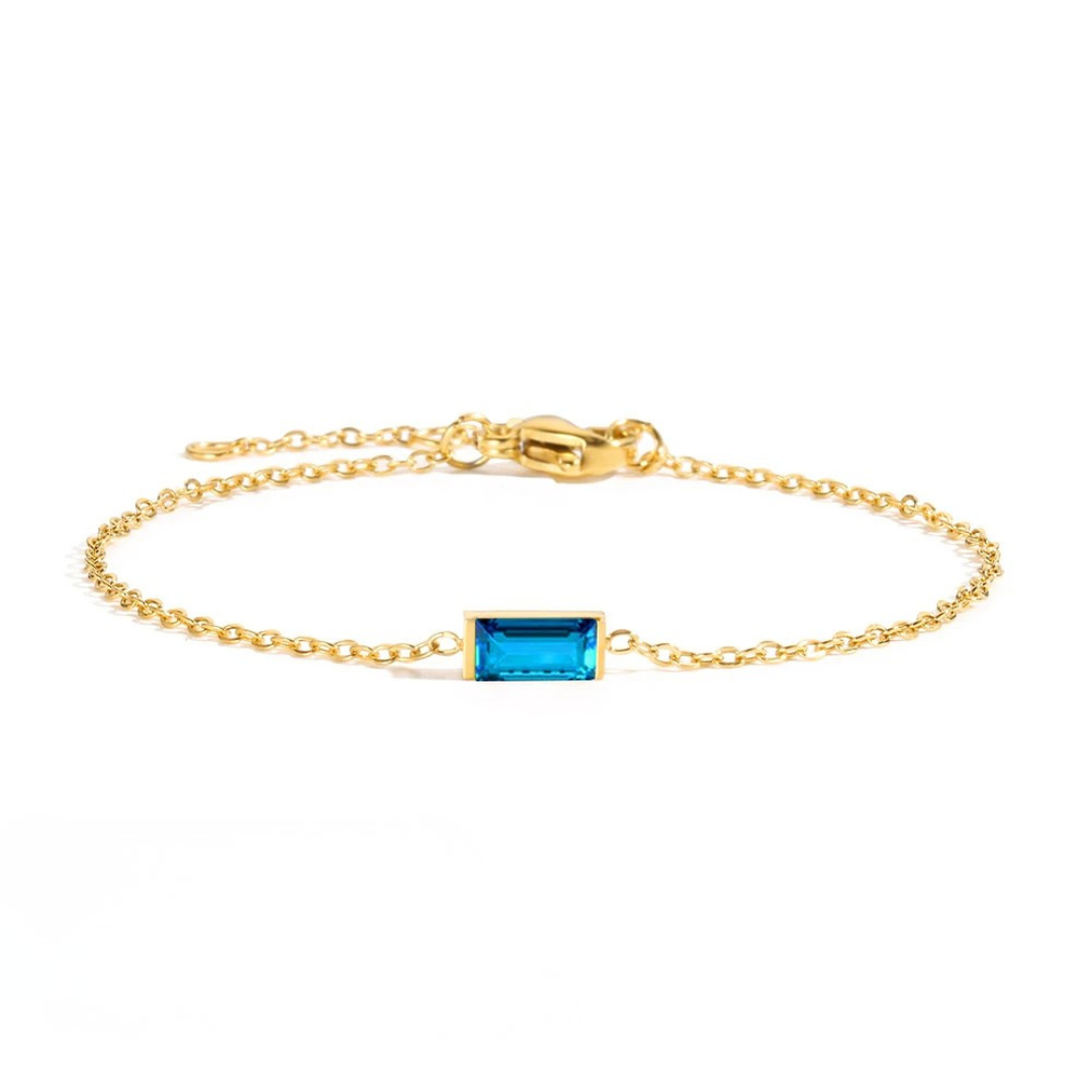 Birthstone Bar Bracelet