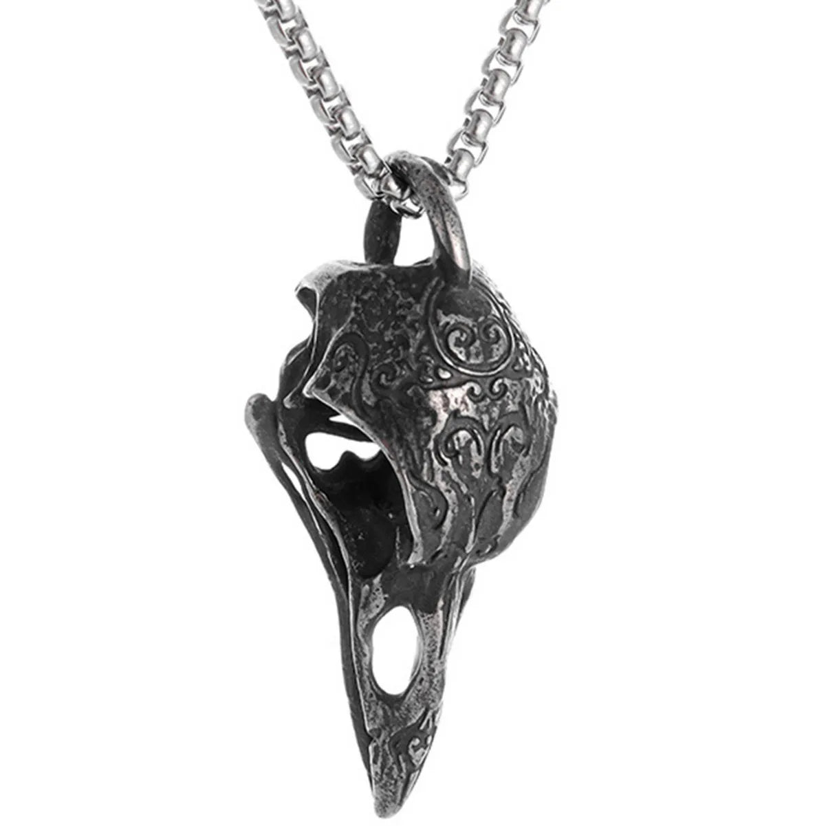 Crow Skull Necklace