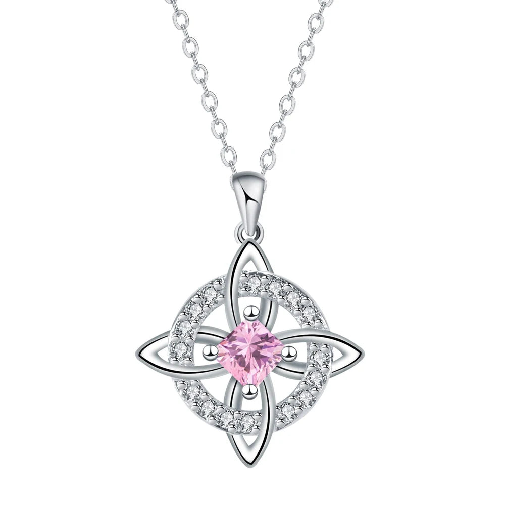 Witch Knot Birthstone Necklace
