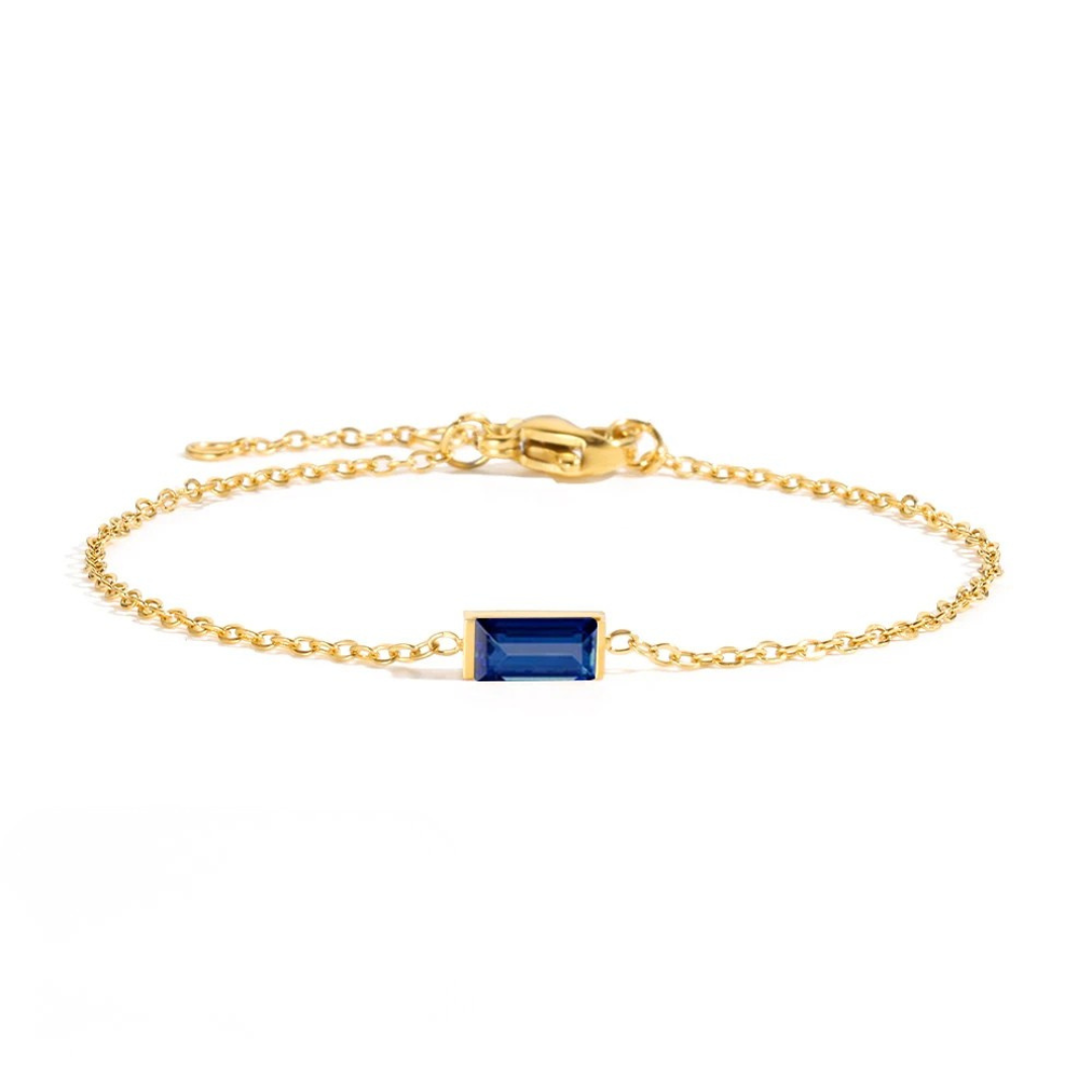 Birthstone Bar Bracelet