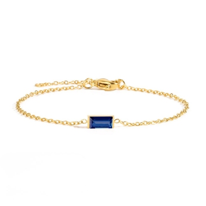 Birthstone Bar Bracelet