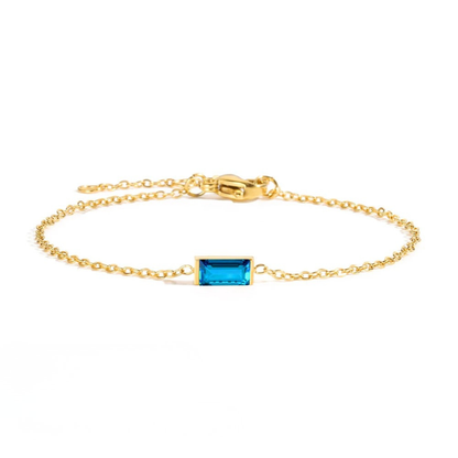 Birthstone Bar Bracelet