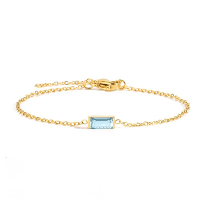 Birthstone Bar Bracelet