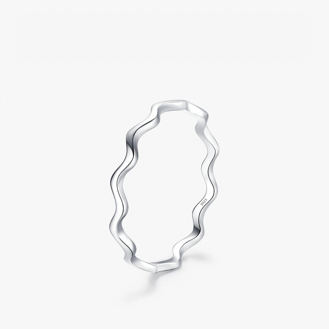 The Wave Ring 925 Sterling Silver