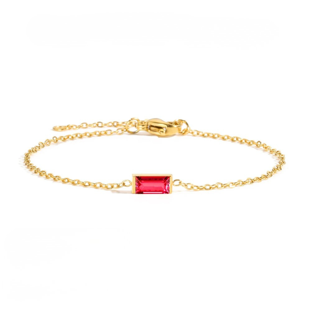 Birthstone Bar Bracelet