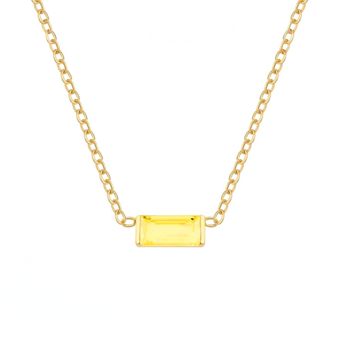 Birthstone Bar Necklace