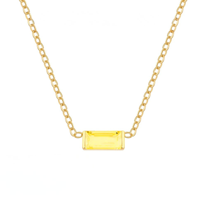 Birthstone Bar Necklace