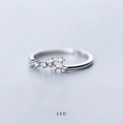 Zodiac Constellation Ring - 925 Sterling Silver