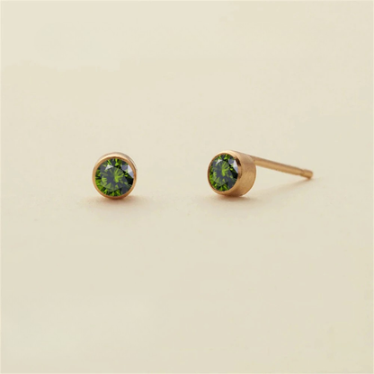 Birthstone Push-Back Earrings