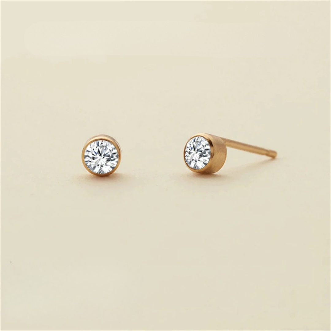 Birthstone Push-Back Earrings