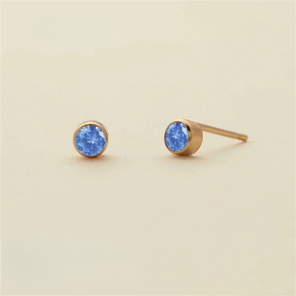 Birthstone Push-Back Earrings