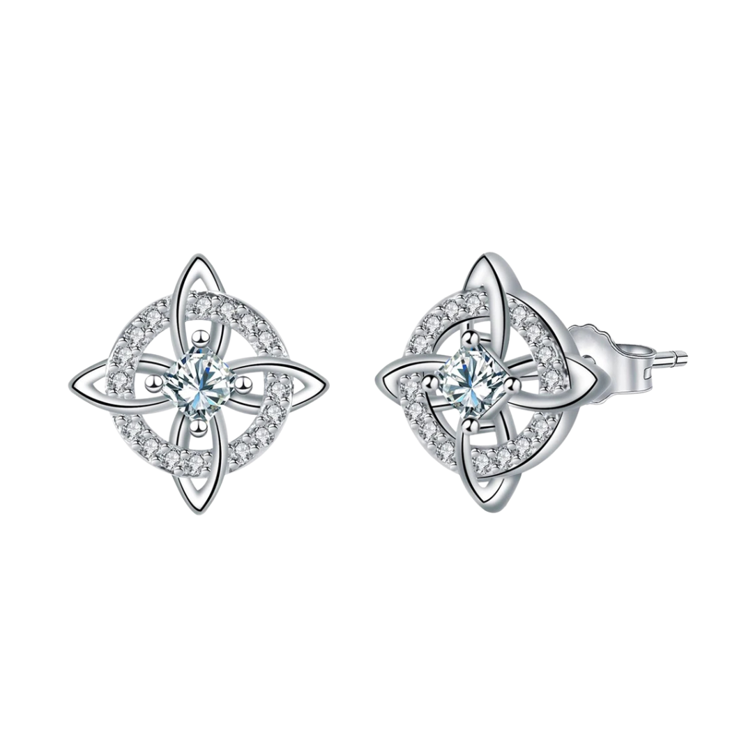 Witch Knot Earrings 925 Silver