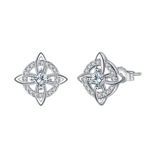 Witch Knot Earrings 925 Silver