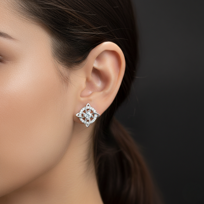Witch Knot Earrings 925 Silver