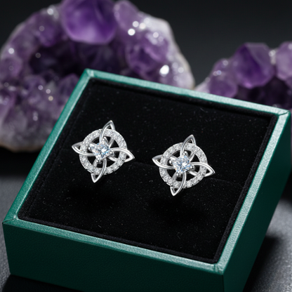 Witch Knot Earrings 925 Silver