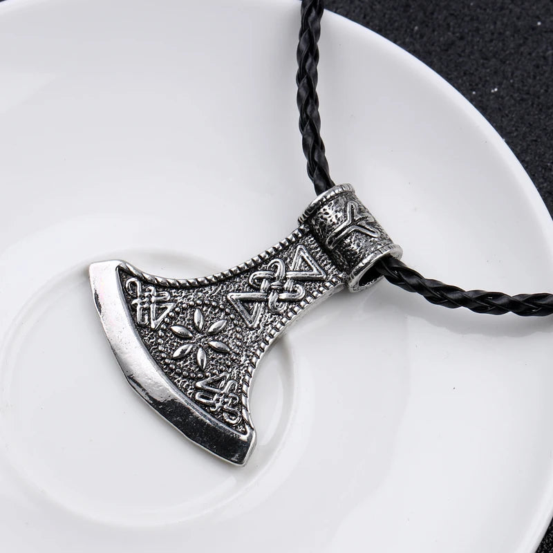 Viking Axe Rune Necklace
