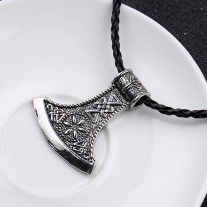 Viking Axe Rune Necklace