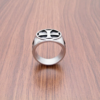 Templar Cross Signet Ring