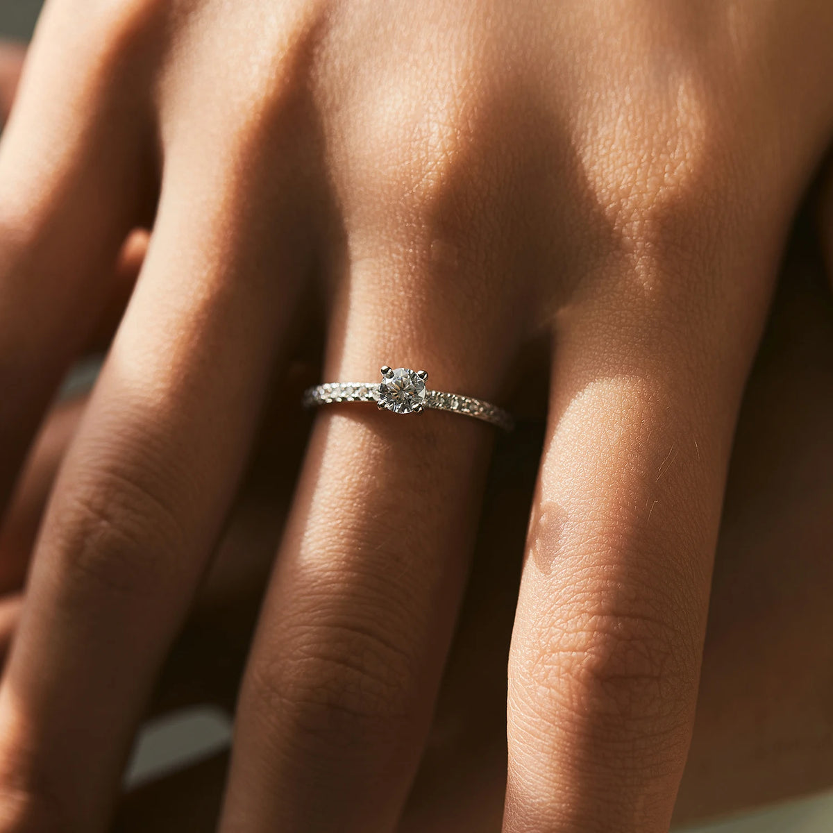 Timeless Halo Ring 925 Sterling Silver