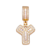 Gold Letter Y