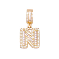 Gold Letter N
