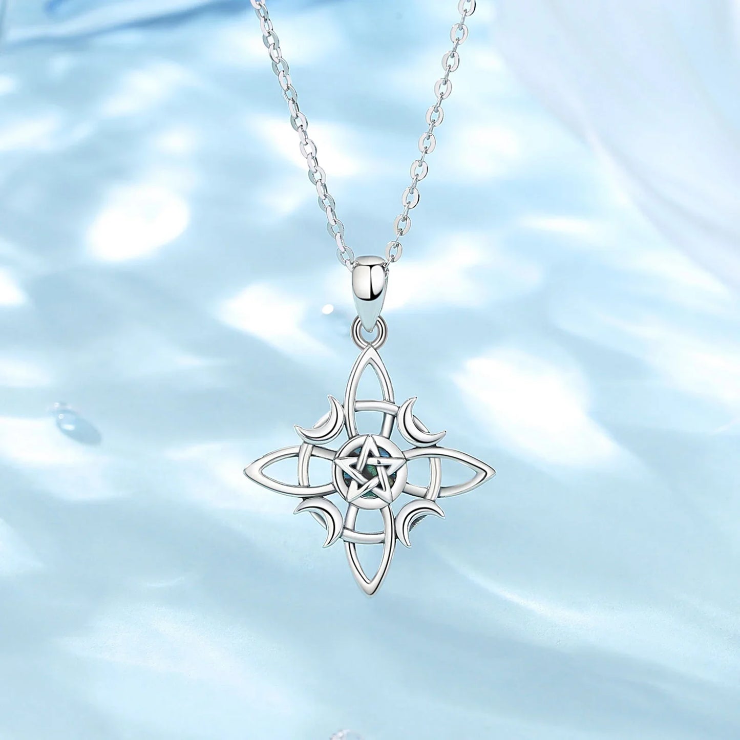 Lunar Pentacle Celestial Necklace