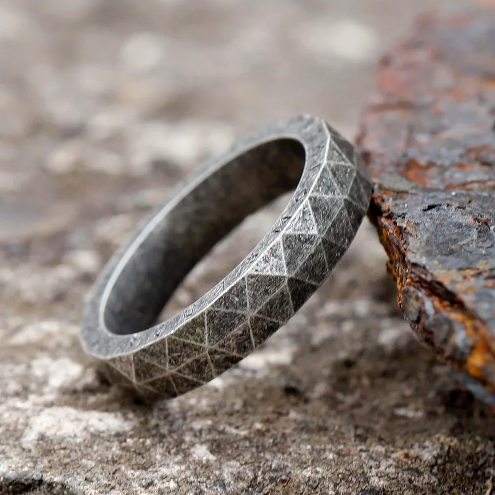 Faceted Runestone Ring