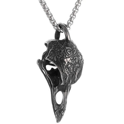 Crow Skull Necklace