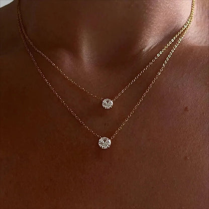 Nova Solitaire Necklace