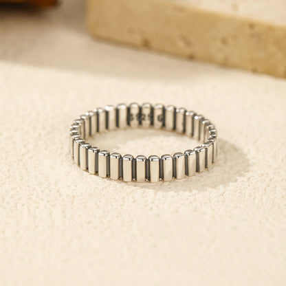 Geometric 925 Sterling Silver
