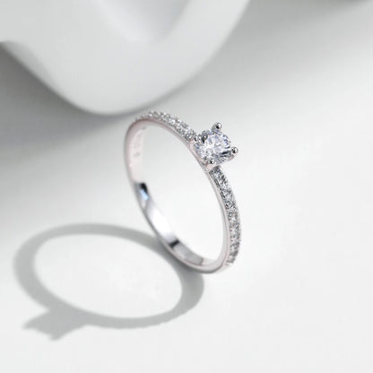 Timeless Halo Ring 925 Sterling Silver