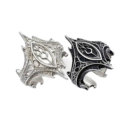 Runic Flame Crown Ring