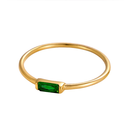 Birthstone Bar Ring