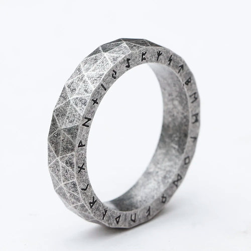 Faceted Runestone Ring