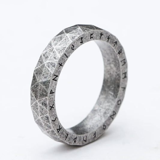 Faceted Runestone Ring