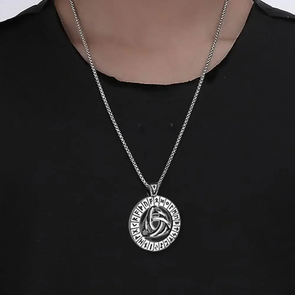 Runic Trinity Knot Necklace