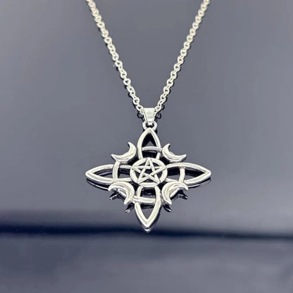 Lunar Pentacle Celestial Necklace