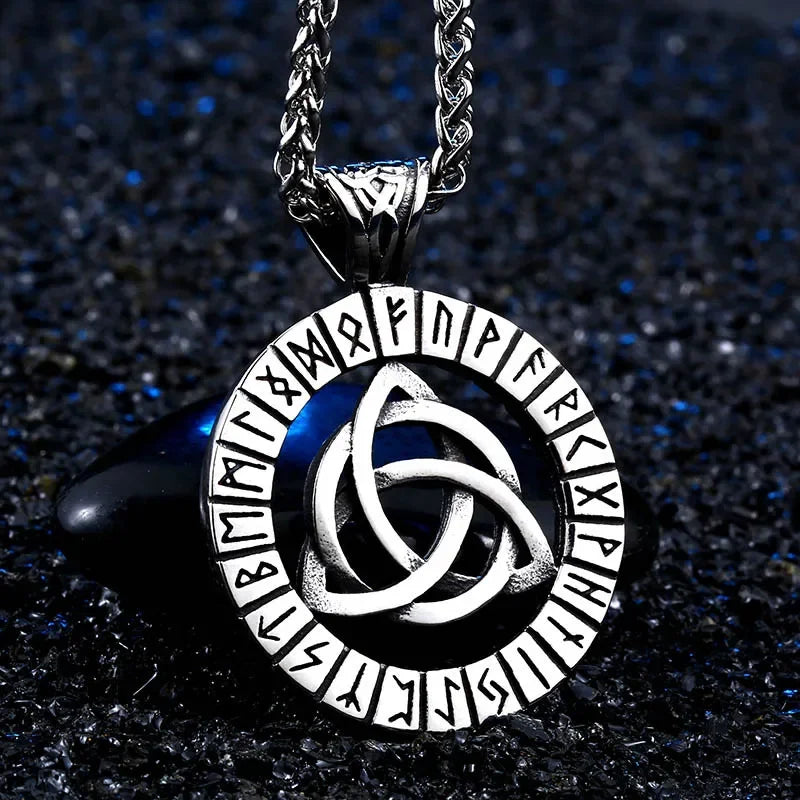 Runic Trinity Knot Necklace