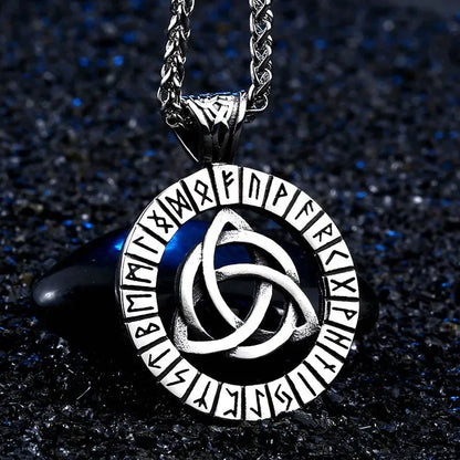 Runic Trinity Knot Necklace
