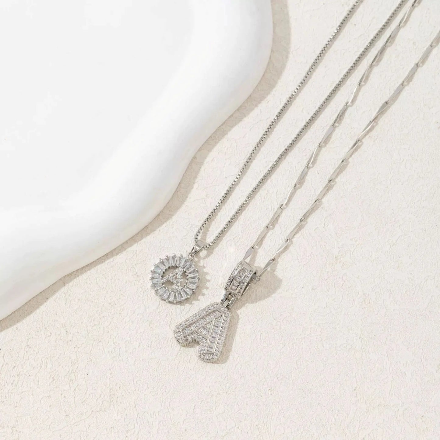 Initial Radiance Necklace Set