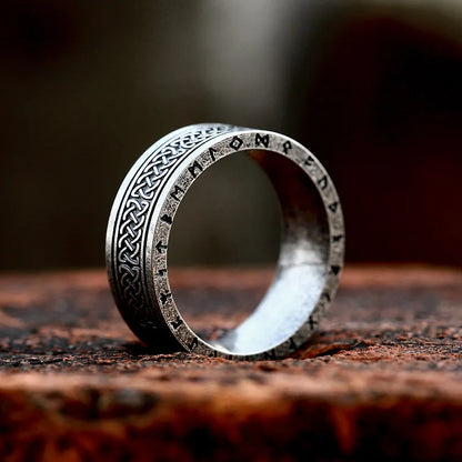 Nordic Knot Rune Ring