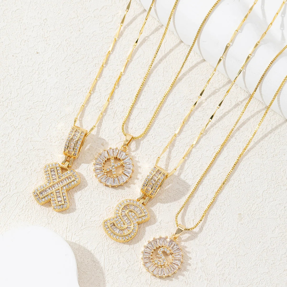 Initial Radiance Necklace Set