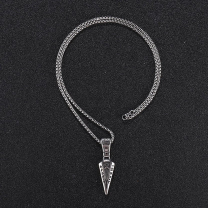 Runic Spear Pendant Necklace