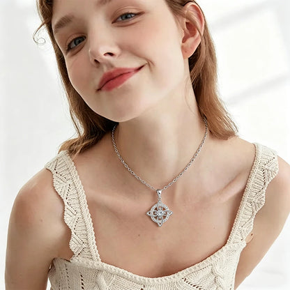 Witch Knot Birthstone Necklace