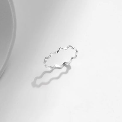 The Wave Ring 925 Sterling Silver