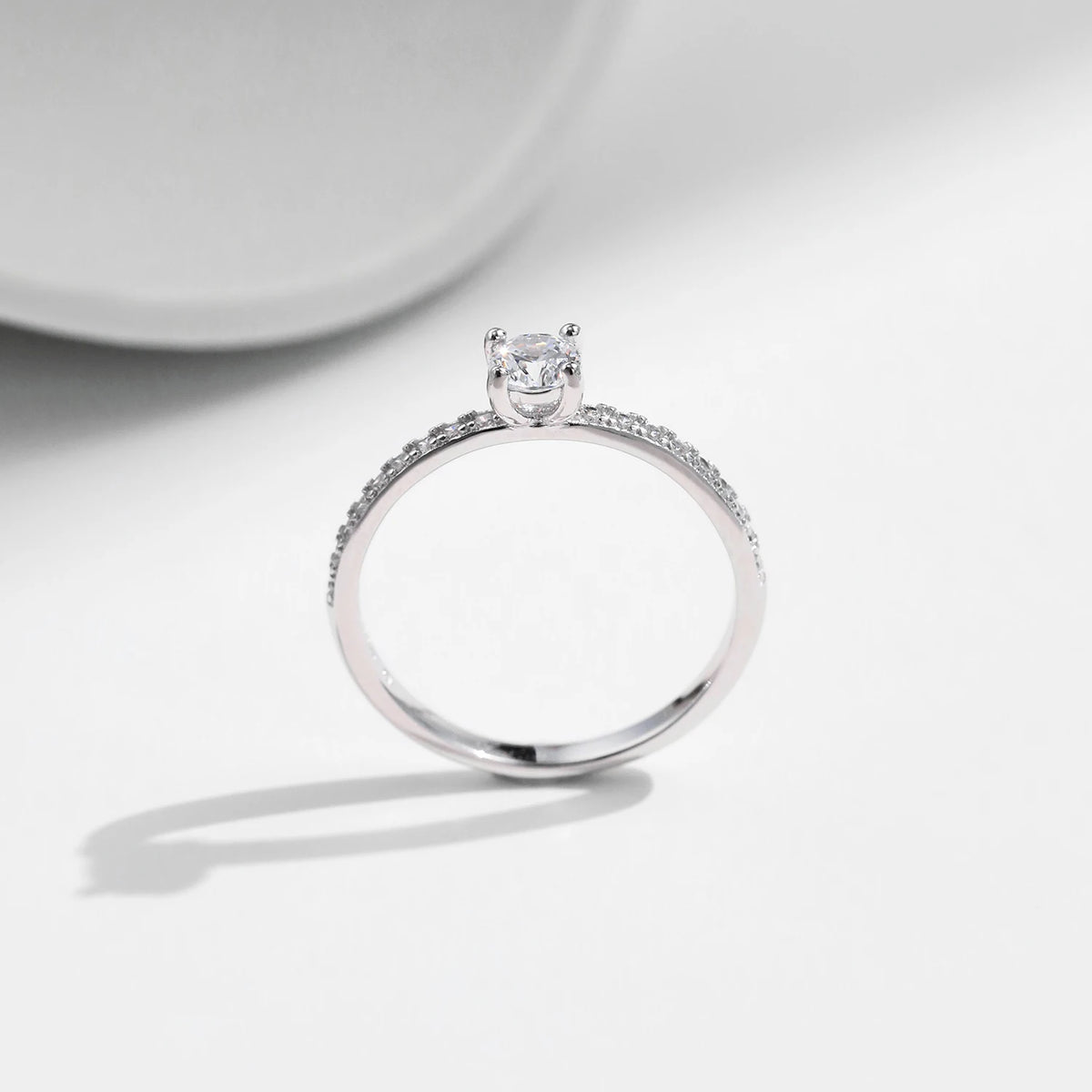 Timeless Halo Ring 925 Sterling Silver