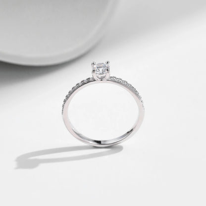 Timeless Halo Ring 925 Sterling Silver
