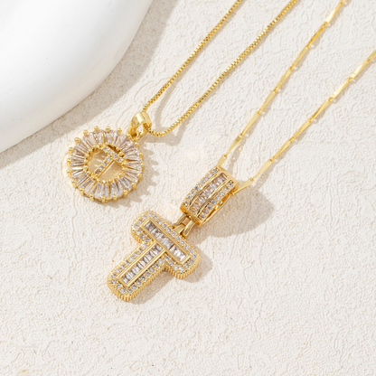 Initial Radiance Necklace Set