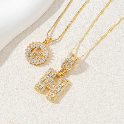 Initial Radiance Necklace Set